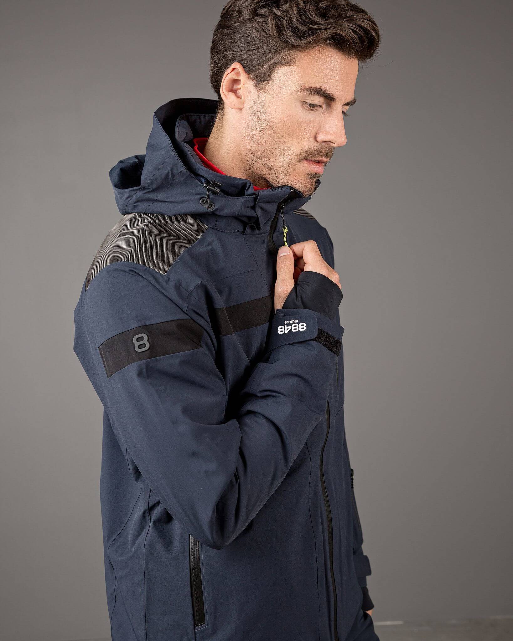 8848 Altitude Aston Jacket мужская горнолыжная куртка navy - 3