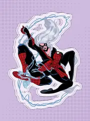 Акриловый стенд "Spider-Man & Black Cat"