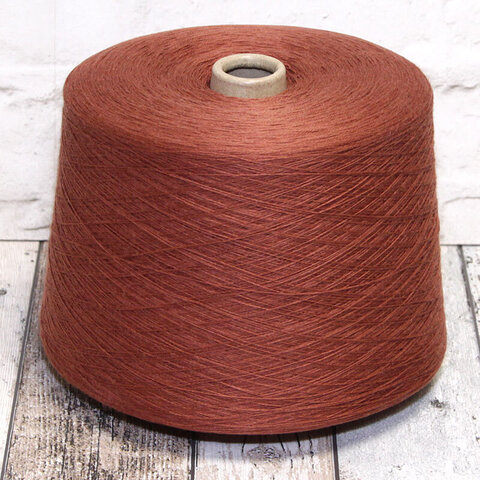 Хлопок с мериносом (15%) WOOLCOT 2/30 розовая глина