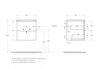 BelBagno Etna ETNA-500-2C-SO-RW Тумба под раковину подвесная, 50x46.2, цвет: Rovere Moro