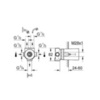 GROHE 29708000 Встраиваемая часть переключателя