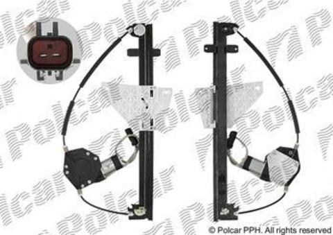 2405PSE7 Стеклоподъемник Jeep Grand Cherokee (WJ) до 09.00 г.в. задний левый электрический Polcar