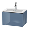 Duravit L-Cube LC615604747 База под раковину 400x620x391, 1 выдв. ящик, цвет голубой камень глянцевый