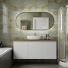 Art&Max Bari AM-BAR-700-1500-DS-F Зеркало с подсветкой, цвет: серый