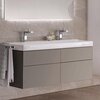 Geberit Xeno2 500.518.00.1 Тумба под раковину, 117.4x53x46.2см, Серый / Матовое покрытие