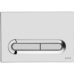 VitrA Loop T 740-0780 Клавиша смыва для унитаза, хром глянцевый фото