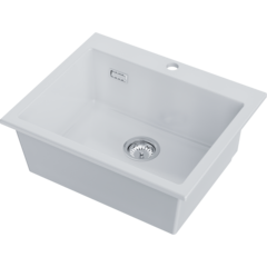 Omoikiri 4997466 Мойка Omishima 60-WH Glossy Natceramic/белый фото