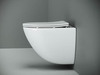 Ceramica Nova Mono CN1905 Подвесной унитаз c ультра тонким сидением с функцией плавного закрытия, цвет: белый
