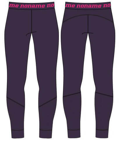 Женское термобелье леггинсы с ветрозащитой Noname Arctos WS 24 purple - 3