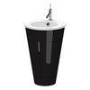 Duravit Starck 1 S1952004040 Тумба напольная 600x560xh825 мм, для раковины, с 2мя дверцами, 1 полка, цвет: чёрный глянцевый