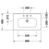 Duravit DuraStyle 2320800030 Раковина мебельная