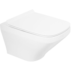BelBagno Sela BB3201CHR Чаша унитаза подвесного безободкового с креплением, цвет: белый фото