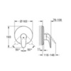 GROHE Eurostyle 29098LS3 Смеситель для душа встраиваемый