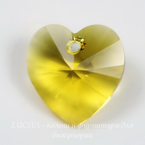 6228 Подвеска Сваровски Сердечко Sunflower (14,4х14 мм)
