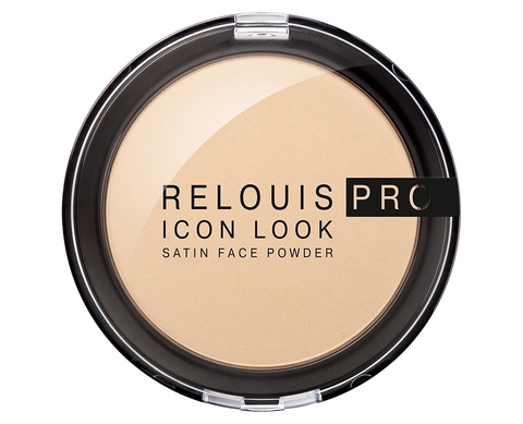Relouis Pro Пудра компактная PRO Icon Look Satin Face Powder тон 01 Relouis