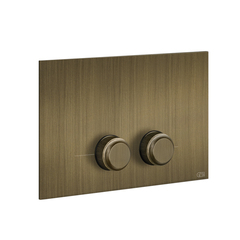 Gessi Venti20 54651#713 Клавиша смыва для унитаза двойная, для инсталляций Geberit Sigma8 и Sigma12, цвет Antique Brass фото