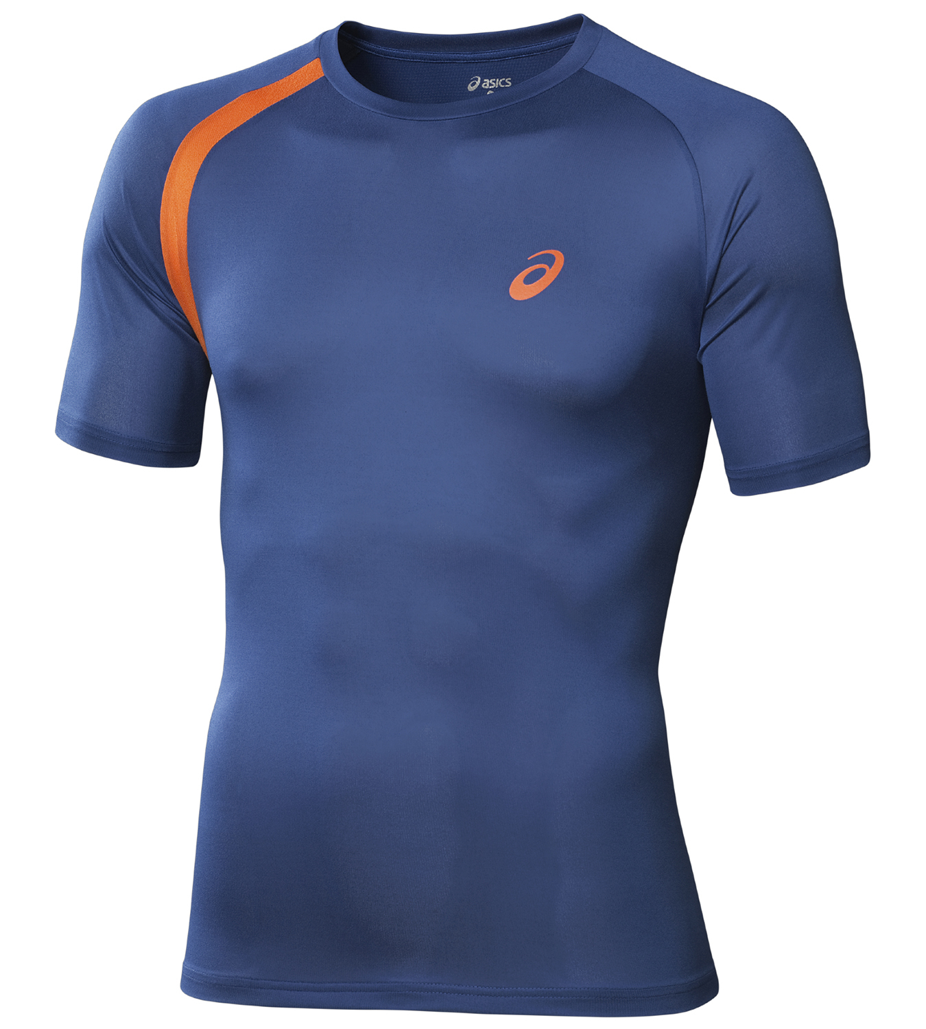 Футболка для бега мужская Asics Performance синяя