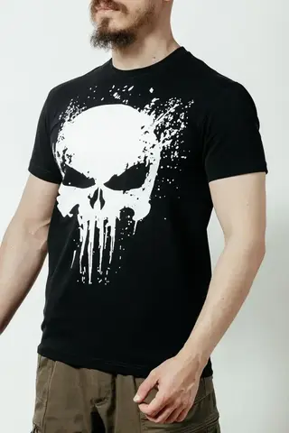 Футболка мужская MILGEAR, Каратель, цвет Черный