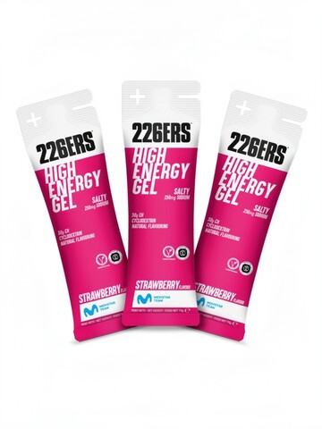 Набор высокоэнергетических гелей 226ERS XS High Energy 45 г соленая клубника