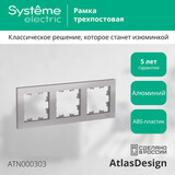 3-постовая рамка, универсальная - AtlasDesign - алюминий — фото 4