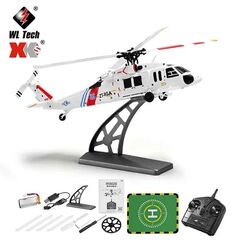 Радиоуправляемый вертолет военный WLtoys XK K270 UH-60L 6G осевой гироскоп , бесколлекторный мотор