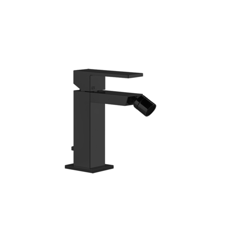 Gessi Rettangolo 20007#299 Смеситель для биде на 1 отверстие, с донным клапаном, цвет: черный