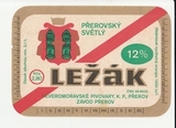 K15296 ЧССР Чехословакия Пивная этикетка PREROVSKY SVETLY LEZAK, 12%, Prerov K15296 ЧССР Чехословакия Пивная этикетка PREROVSKY SVETLY LEZAK, 12%, Prerov