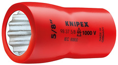 Насадки двойной шестигранник для торцовых ключей 98377/ 16" " Knipex 98 37 7/16"