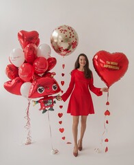Сет гелиевых шаров Ты меня заряжаешь