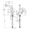 Hansgrohe Metris M71 14888000 Смеситель для кухни с вентилем для посудомоечной/стиральной машины