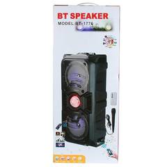 ПОРТАТИВНАЯ АКУСТИЧЕСКАЯ СИСТЕМА BT-1776/АО-1106 BLUETOOTH-ДИНАМИК С МИКРОФОНОМ (ЧЕРНЫЙ)