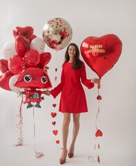 Сет гелиевых шаров Ты меня заряжаешь