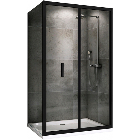 Abber Sonnenstrand AG07090B-S80B Душевой уголок, 90x80x195, цвет: чёрный