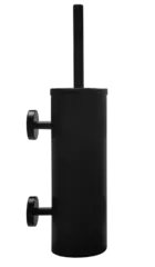 Merida GIC345 Ершик для унитаза металлический, настенный, с двумя креплениями, черный фото