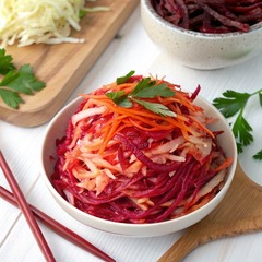 Капуста со свеклой по-корейски /500 гр