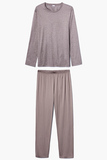 Домашний костюм в коричневую полоску Zimmerli