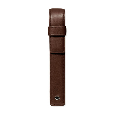 Футляр для 1-й ручки Aurora Firenze из натуральной кожи, коричневый
