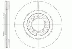 Диск тормозной вентилируемый G-brake  GR-02342
