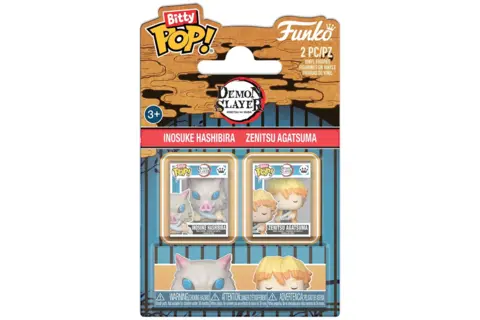 Funko Bitty POP! Demon Slayer (Inosuke Hashibira & Zenitsu Agatsuma) 2PK