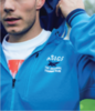 Толстовка Asics Full Zip Hoodie мужская синяя - 2