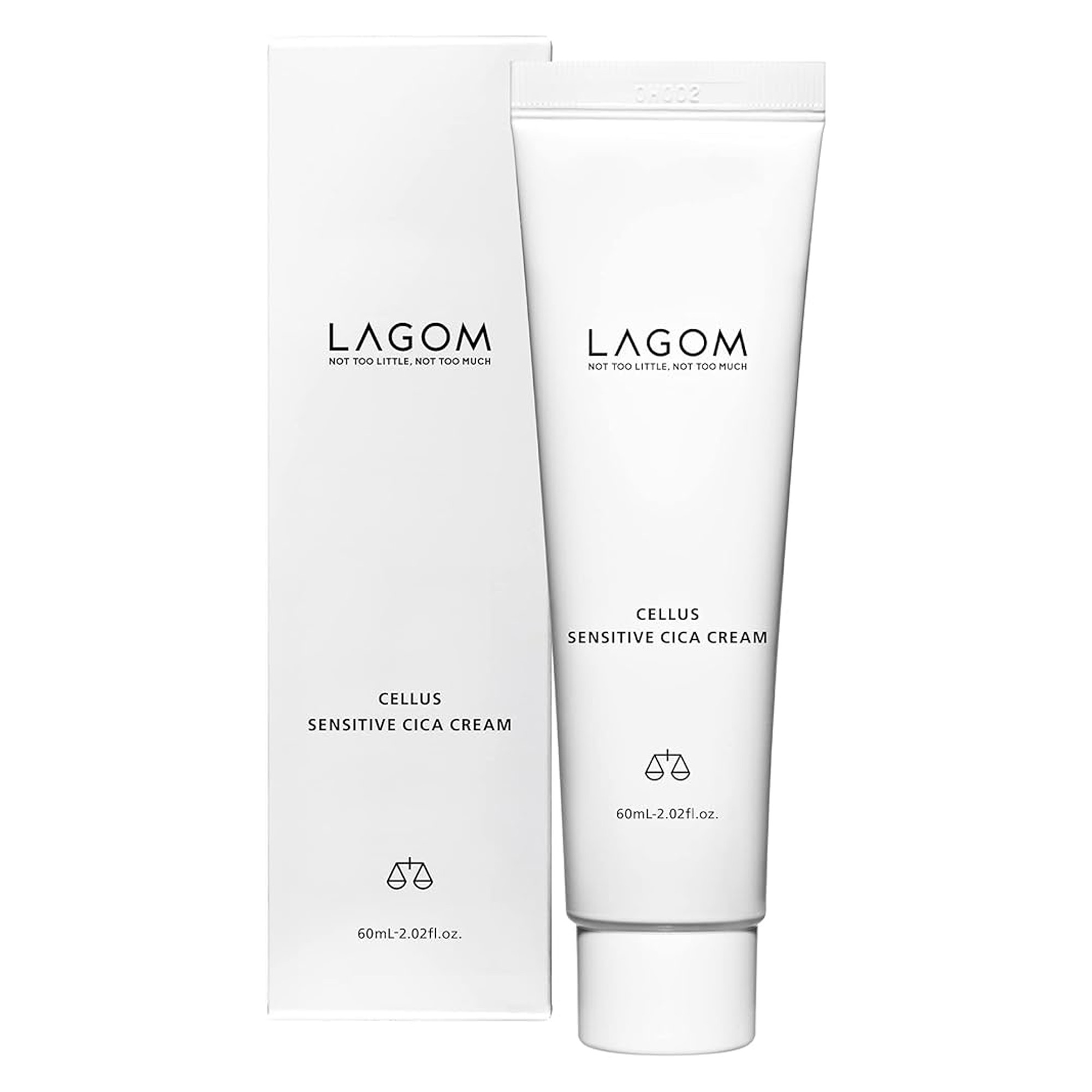 Успокаивающий барьерный крем Lagom Cellus Sensitive Cica Cream 60мл