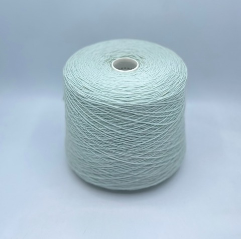 Бобинная пряжа (пр.Италия),art-Must baby merino 400м/100гр. 100% Ягненок, цвет-Разбеленно-мятный(717/748), арт.35116