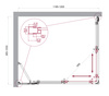 BelBagno Luce LUCE-AH-21-120/100-C-CR Душевой уголок, 120x100, цвет: хром