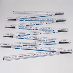 ЗУБР 2 м, усиленный складной метр,Профессионал(3424-2)