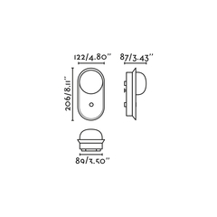 Maya Бра белое / бежевое 8W 2700K