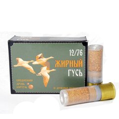 Патрон Техкрим 12/76 дробовой Жирный Гусь №00 (10/240)