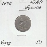 V1998 1974 ЮАР 5 центов V1998 1974 ЮАР 5 центов