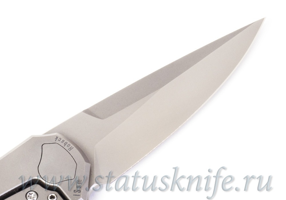 Нож Hoback OneSam Ti CPM-20CV Stonewash