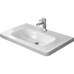 Duravit DuraStyle 2320800044 Раковина для мебели, без перелива, с 3 отв. под смес., 800x480мм, цвет: Белый фото