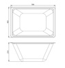 Am.Pm W90A-070-070W-C Gem. контейнер с крышкой для ванны. шт